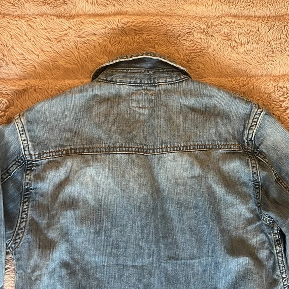 Wilfred Free denim button down shirt - Picture 8 of 9